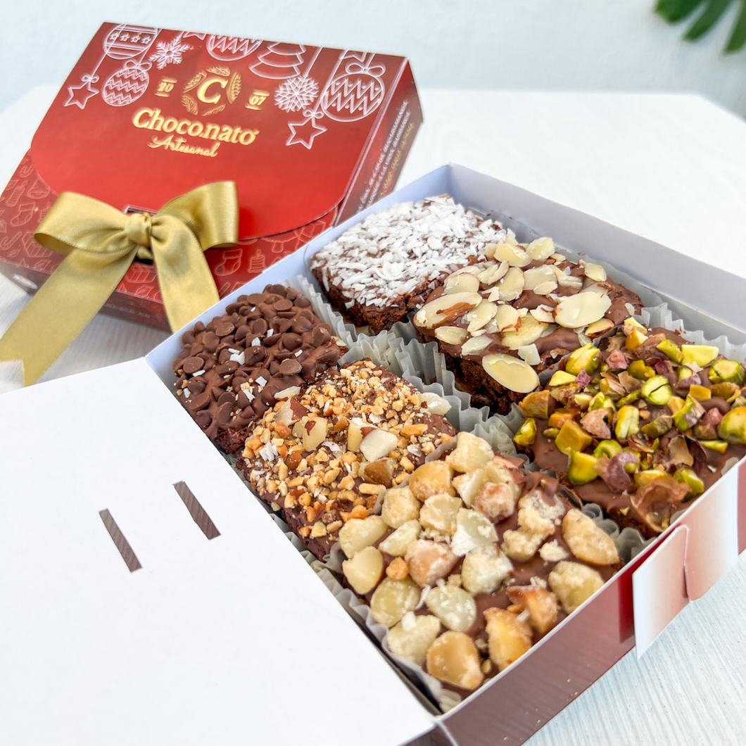 Brownie Gift Box Navideño