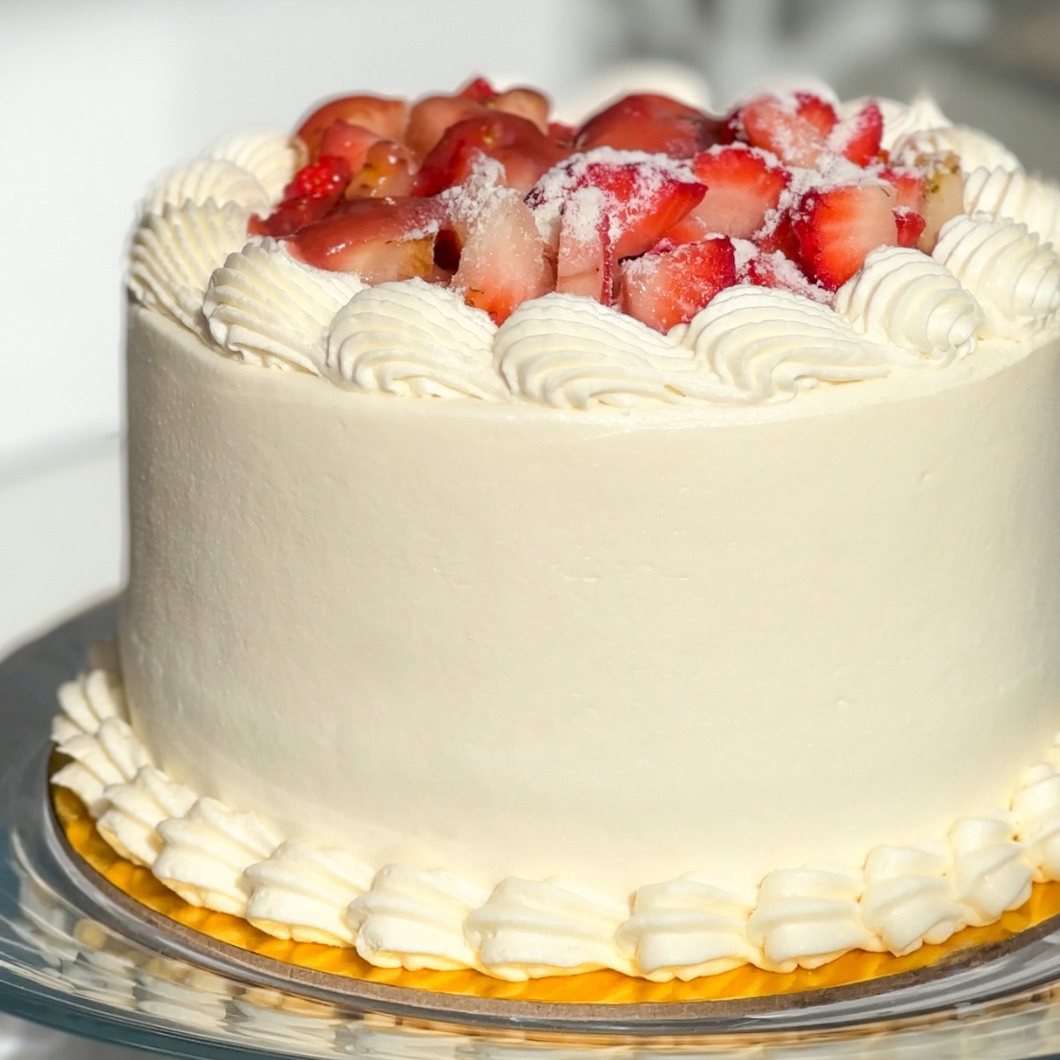 Torta de Fresas con Crema